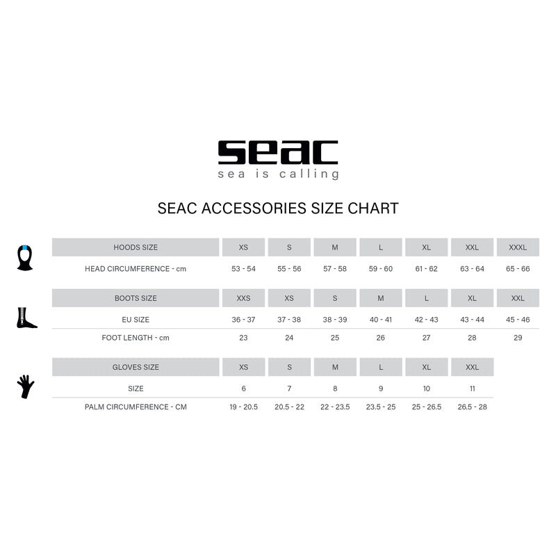 SEAC Kopfhaube Standard - Schnorchel Tauchshop