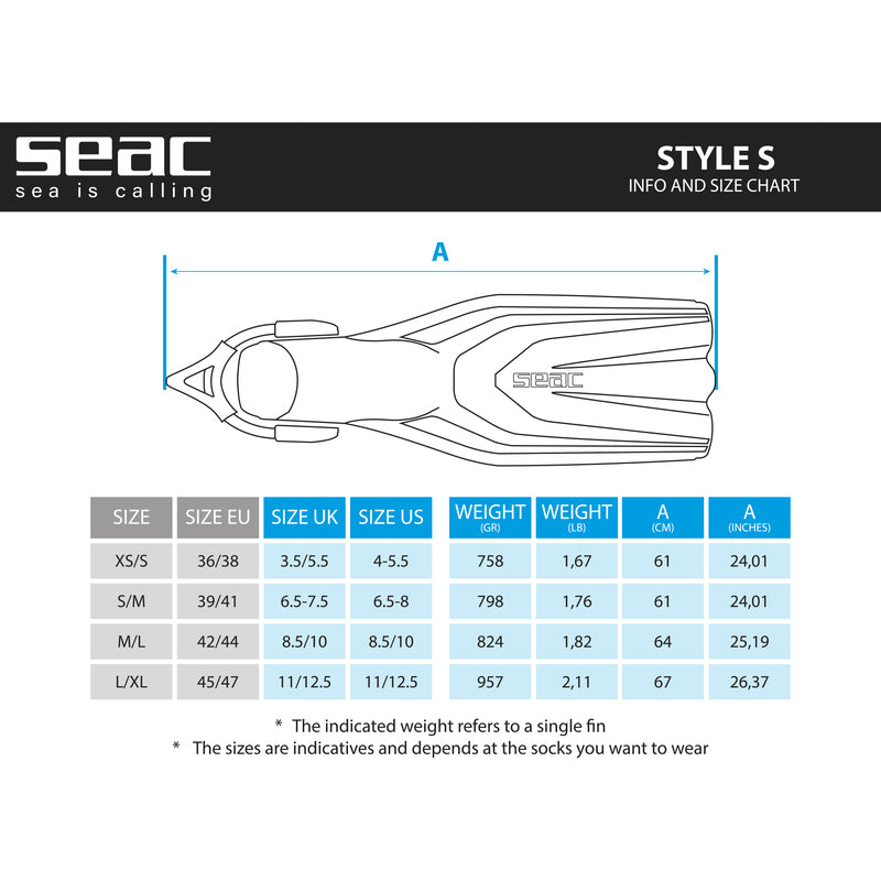 Seac STYLE SLING STRAP - Schnorchel Tauchshop