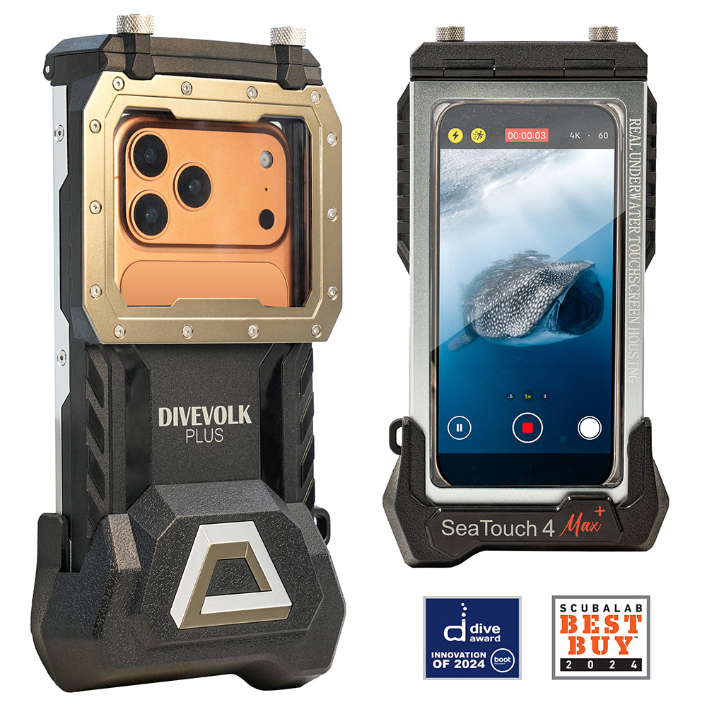 Divevolk SeaTouch 4 Max Plus Unterwasser-Smartphone-Gehäuse Schwarz