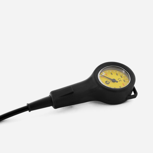 POSEIDON - Manometer mit Kevlar Schlauch - Schnorchel Tauchshop