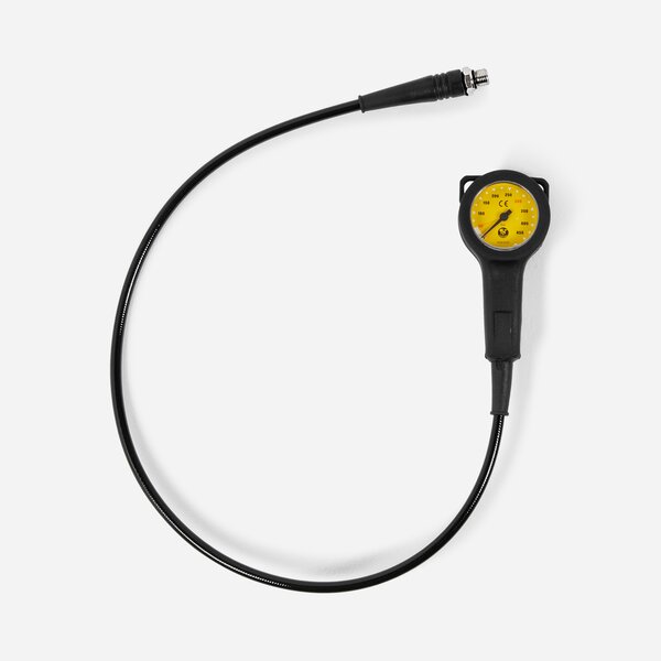 POSEIDON - Manometer mit Kevlar Schlauch - Schnorchel Tauchshop