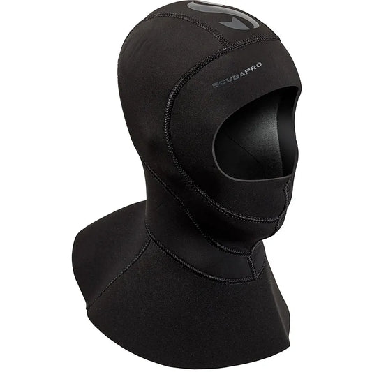 SCUBAPRO Kopfhaube Everflex, 6/5/4mm mit Latz & mit Gesichtsmanschette - Schnorchel Tauchshop