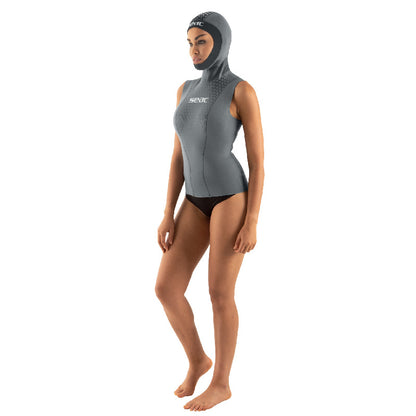 SEAC Unterziehweste mit Kopfhaube - HOODY - Schnorchel Tauchshop
