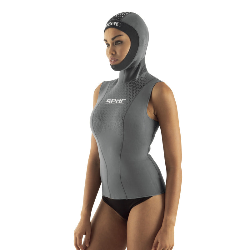 SEAC Unterziehweste mit Kopfhaube - HOODY - Schnorchel Tauchshop