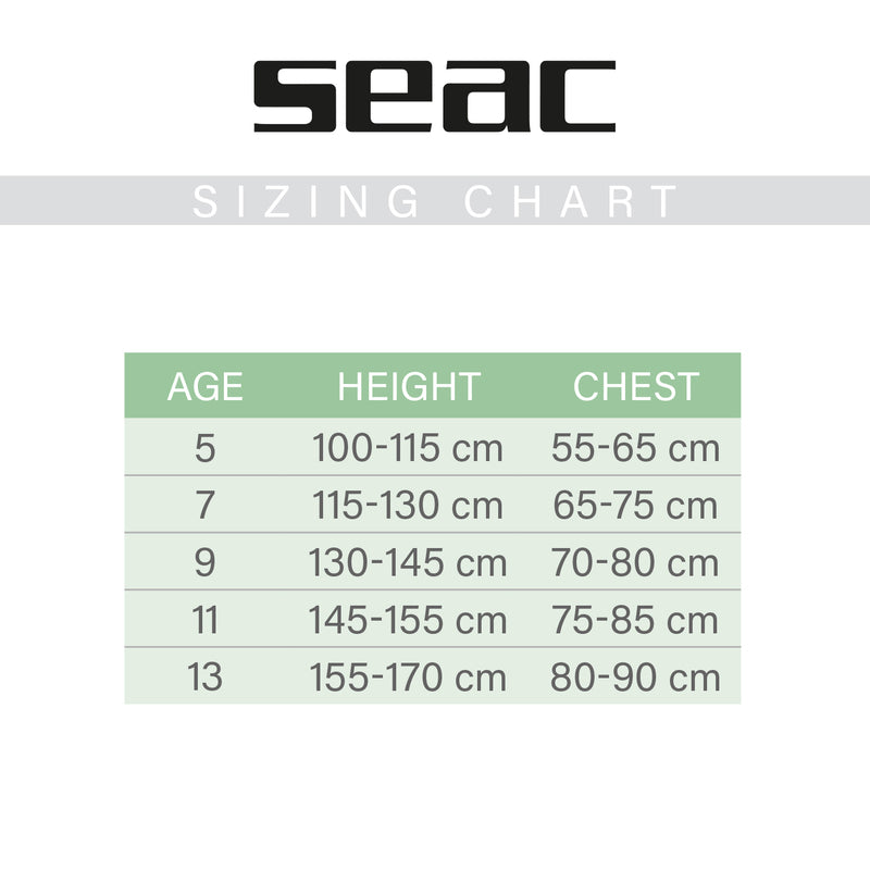 SEAC Shorty LOOK KID 2.5 MM - Schnorchel Tauchshop