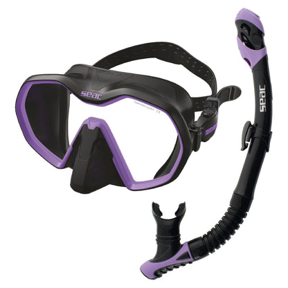 SEAC Maske/Schnorchelset - SET BIS ICONA DRY - Schnorchel Tauchshop