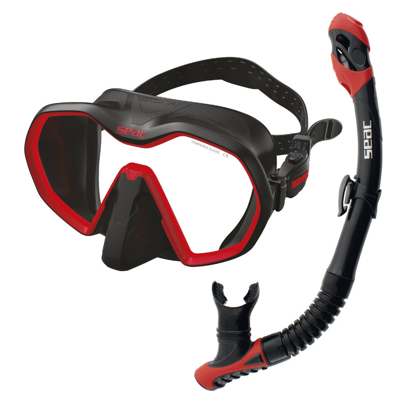 SEAC Maske/Schnorchelset - SET BIS ICONA DRY - Schnorchel Tauchshop