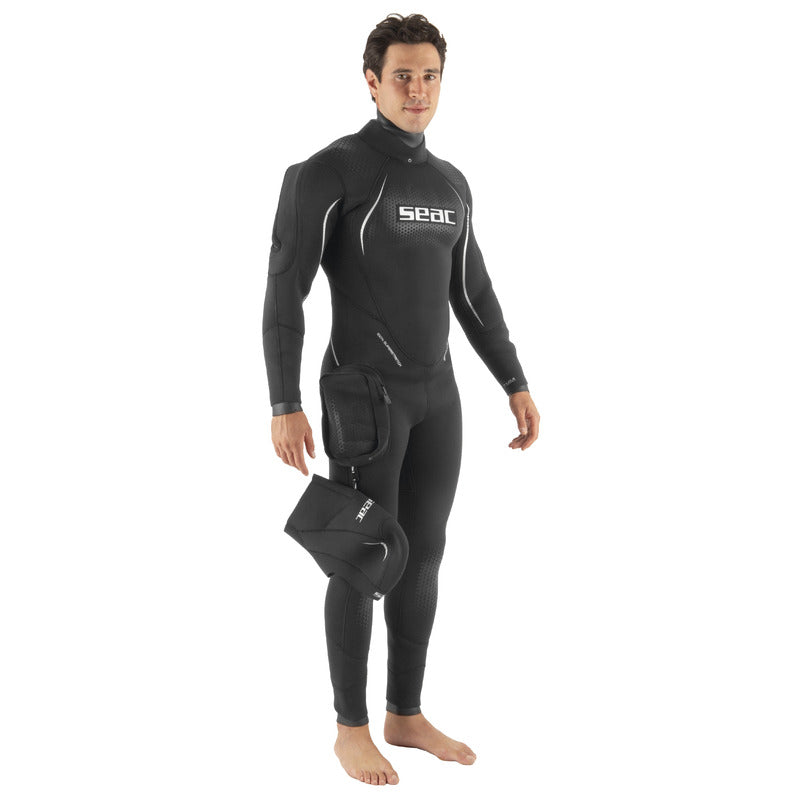 SEAC SEMIDRY SPACE DRY HERREN 7 MM Halbtrockenanzug - Schnorchel Tauchshop
