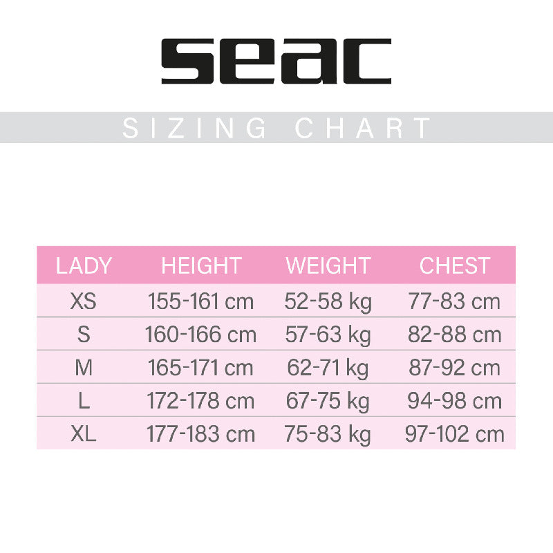 SEAC Unterziehweste ShortVest 2.5mm - Schnorchel Tauchshop