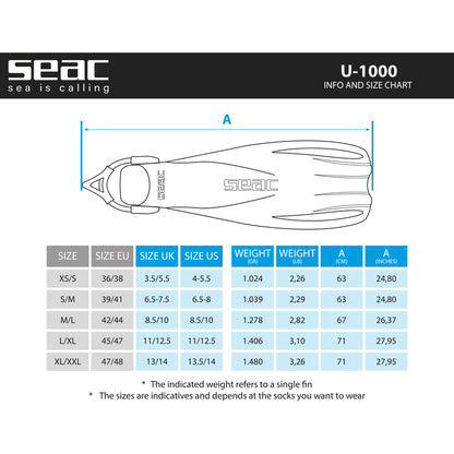 SEAC U1000 Sling Strap - Schnorchel Tauchshop