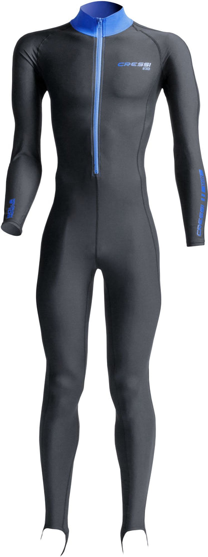 Cressi Skin Ganzkörperanzug Herren 1mm Schwarz Blau